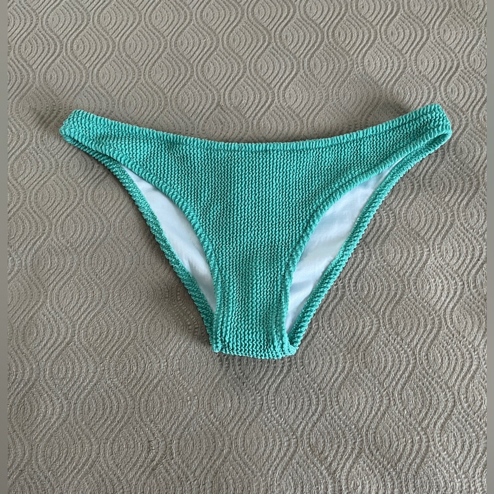 🆕 Free People Rhythm Teal Bikini Bottom only size small